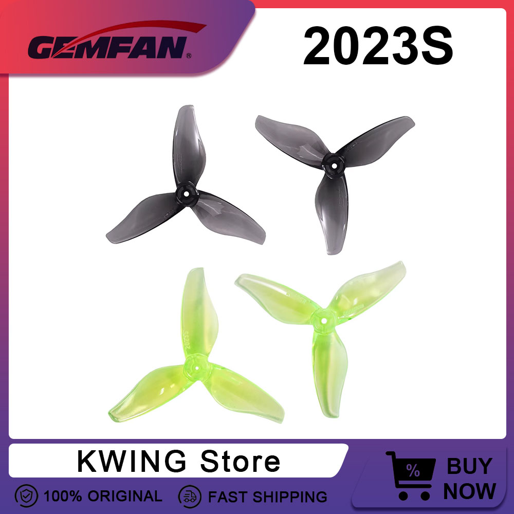 Rc Helicopter Blade - 12Pairs(12CW+12CCW) Gemfan 2023S Hurricane 51mm 3-Blade